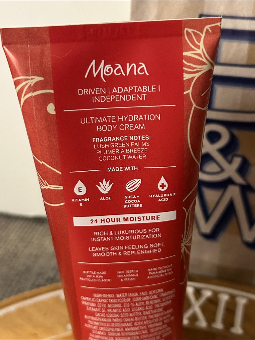 Bath & Body Works disney Princess Moana Ultimate Hydration Body Cream NEW 8 0z - Picture 4 of 4